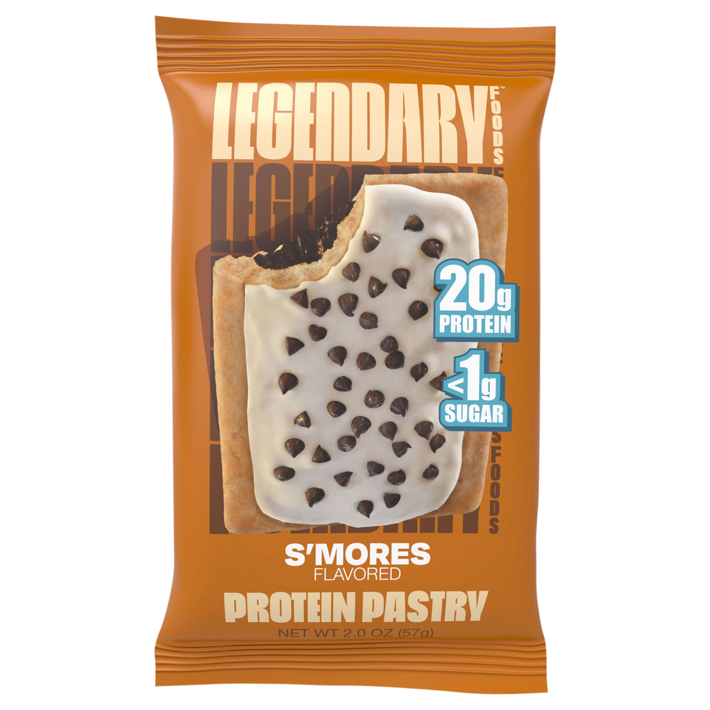 Legendary Foods S'mores Protein Pastry 2.0 oz - Case of 10