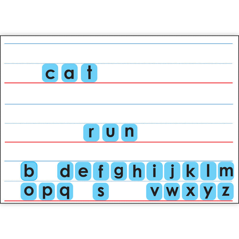 Touch-Stik™ Phonics Tiles & Mat, Fun with Letters Set, 104 Tiles