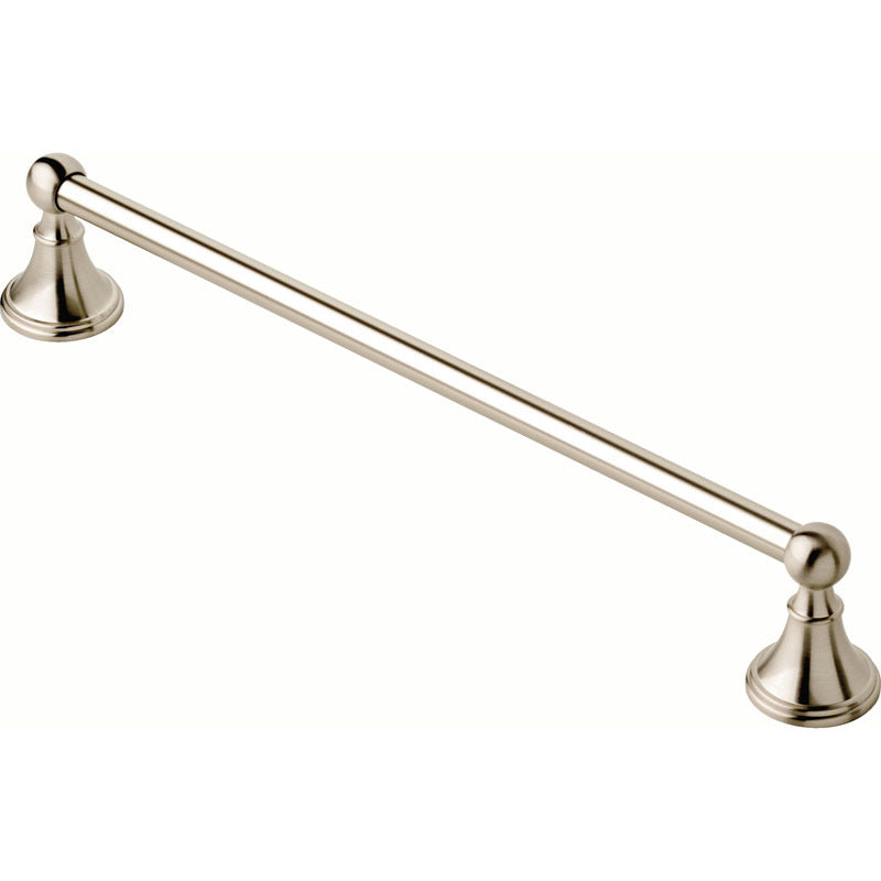 DELTA - Delta Crestfield Satin Nickel Towel Bar 18 in. L Die Cast Zinc