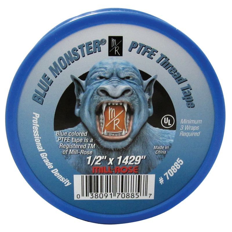 MILL ROSE - Mill Rose Blue Monster Blue 1/2 in. W X 1429 in. L Thread Seal Tape