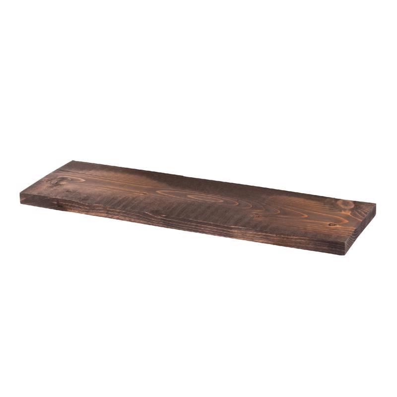 STZ - 7-1/4 in. W X 24 in. D Brown Wood Shelf 1 pk