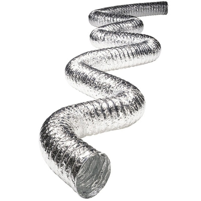 DEFLECT-O - Deflect-O Supurr-Flex 50 ft. L X 4 in. D Silver Aluminum Air Connector