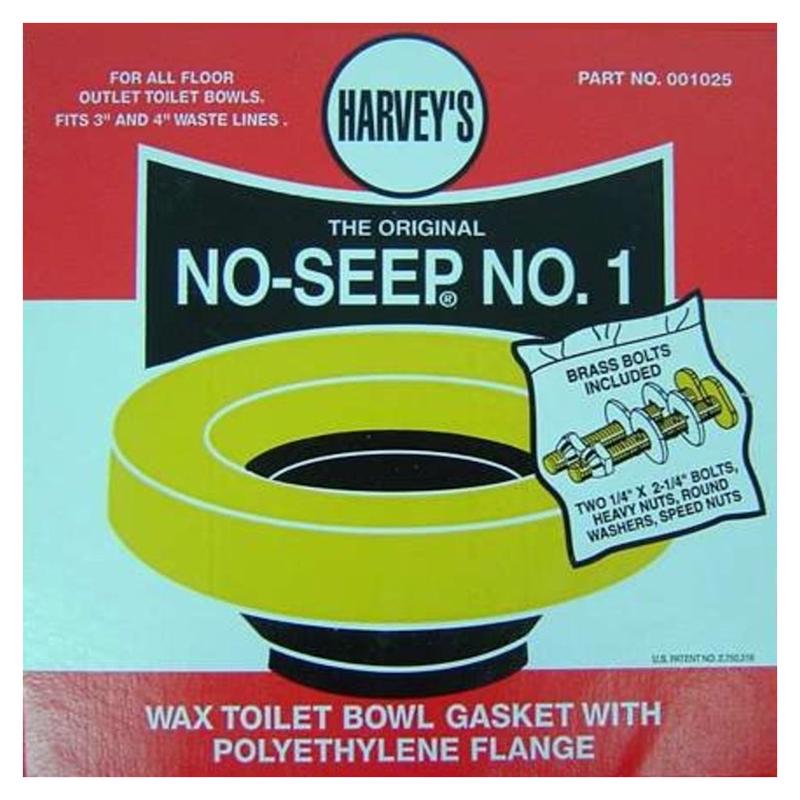 HARVEY'S - Harvey's No-Seep No. 1 Wax Ring Kit Multicolored Polyethylene/Wax