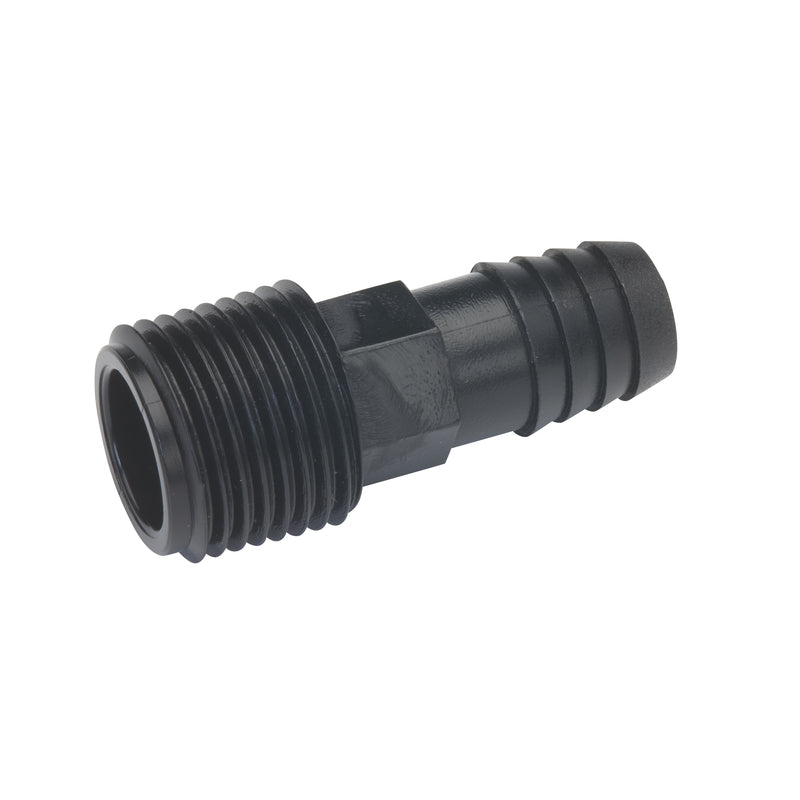 BK PRODUCTS - BK Products 1/2 in. Barb each X 1/2 in. D MPT Plastic Adapter 1 pk