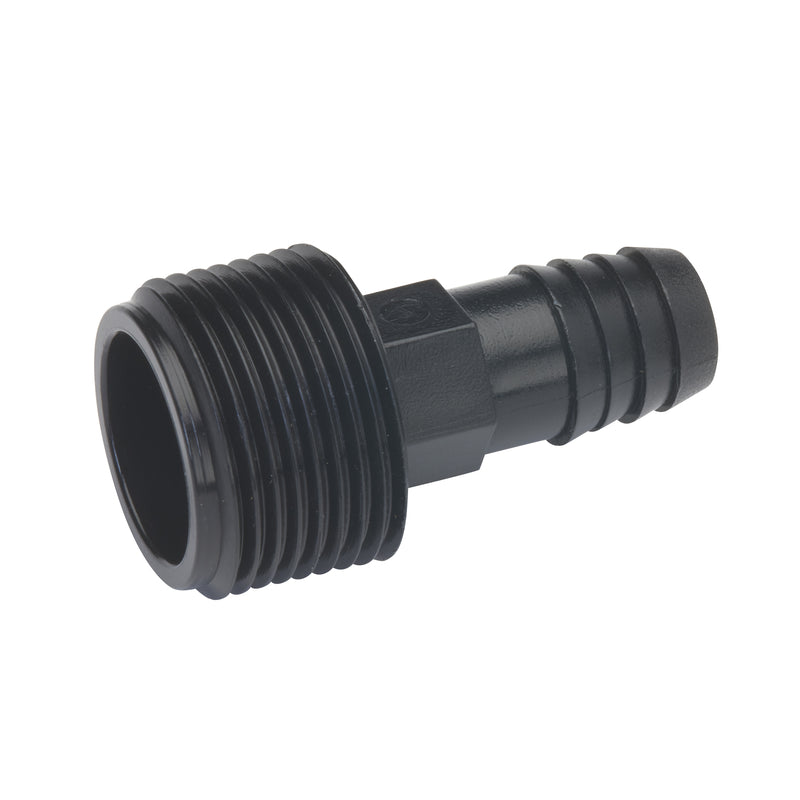 BK PRODUCTS - BK Products 3/4 in. MPT X 1/2 in. D Barb Plastic Adapter 1 pk