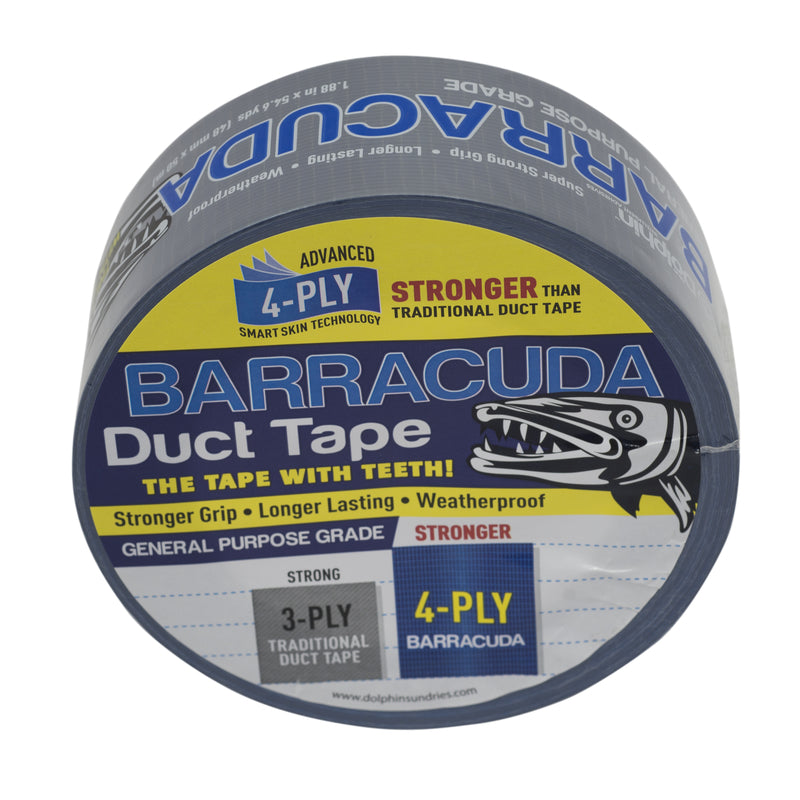 BARRACUDA - Barracuda 1.88 in. W X 54.6 yd L Silver Duct Tape