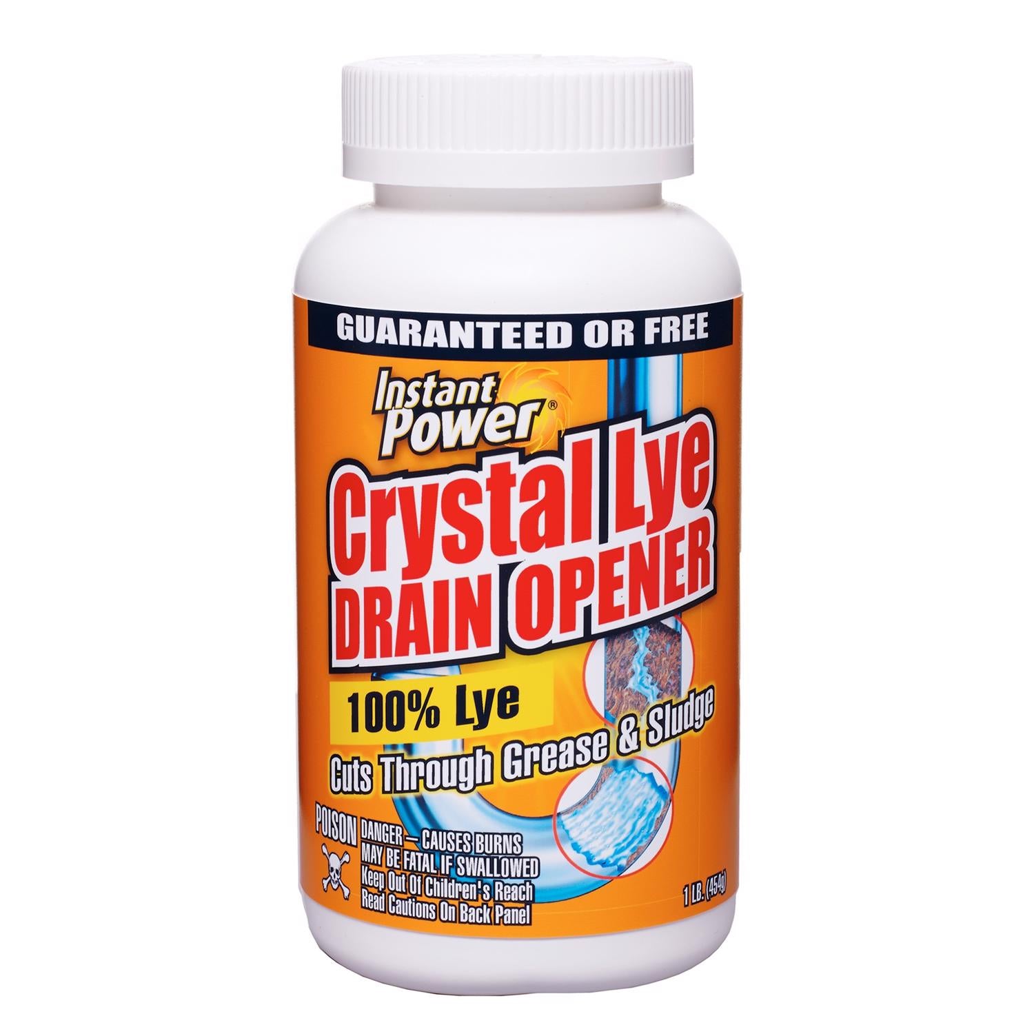 Instant Power Crystals Drain Opener 1 lb - Case of 6