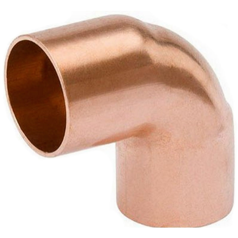 NIBCO - Nibco 1/2 in. Solder X 1/2 in. D Solder Wrought Copper 90 Degree Elbow 1 pk - Case of 50