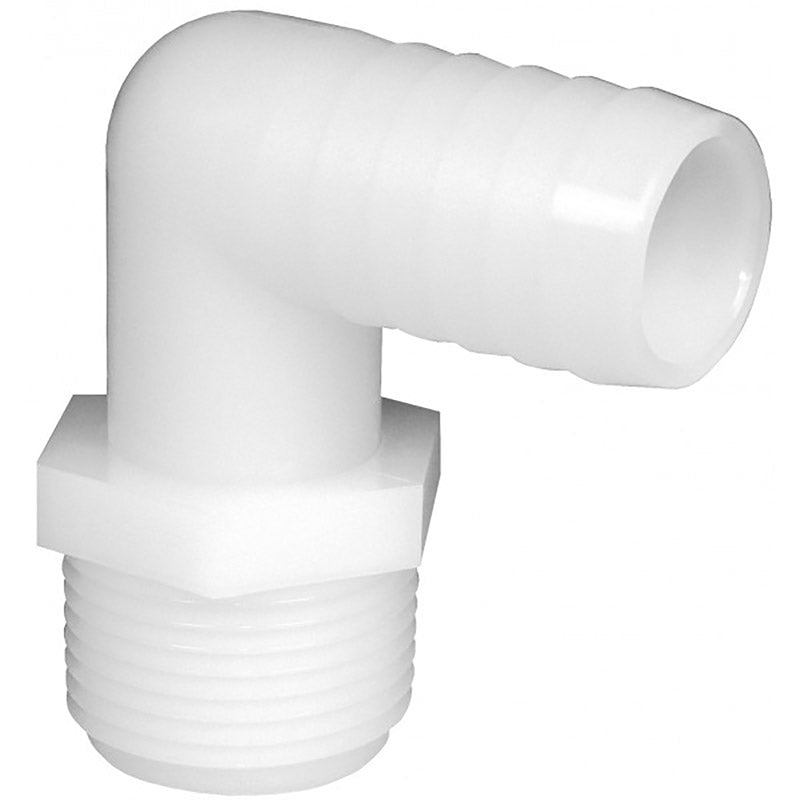 GREEN LEAF - Green Leaf 3/4 in. MPT X 5/8 in. D Barb Nylon Elbow 1 pk - Case of 5
