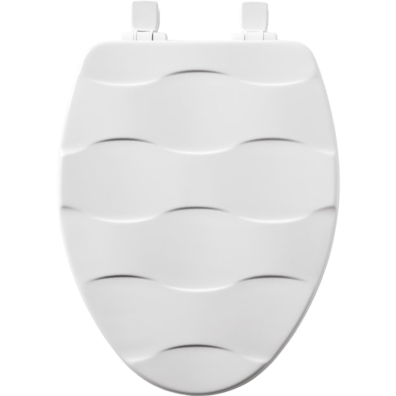 BEMIS - Bemis Slow Close Elongated White Enameled Wood Toilet Seat [133SLOW-000]