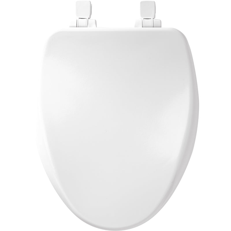 BEMIS - Bemis Slow Close Elongated White Enameled Wood Toilet Seat [164SLOW-000]