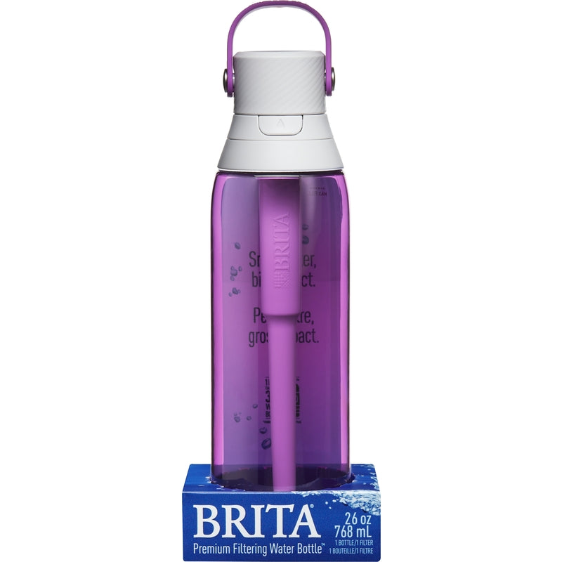 BRITA - Brita Premium 26 oz Orchid BPA Free Filtered Water Bottle