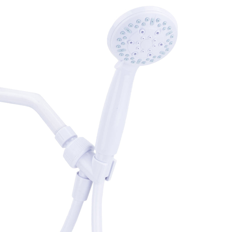 HOMEWERKS - Homewerks White Plastic 3 settings Handheld Showerhead 1.8 gpm