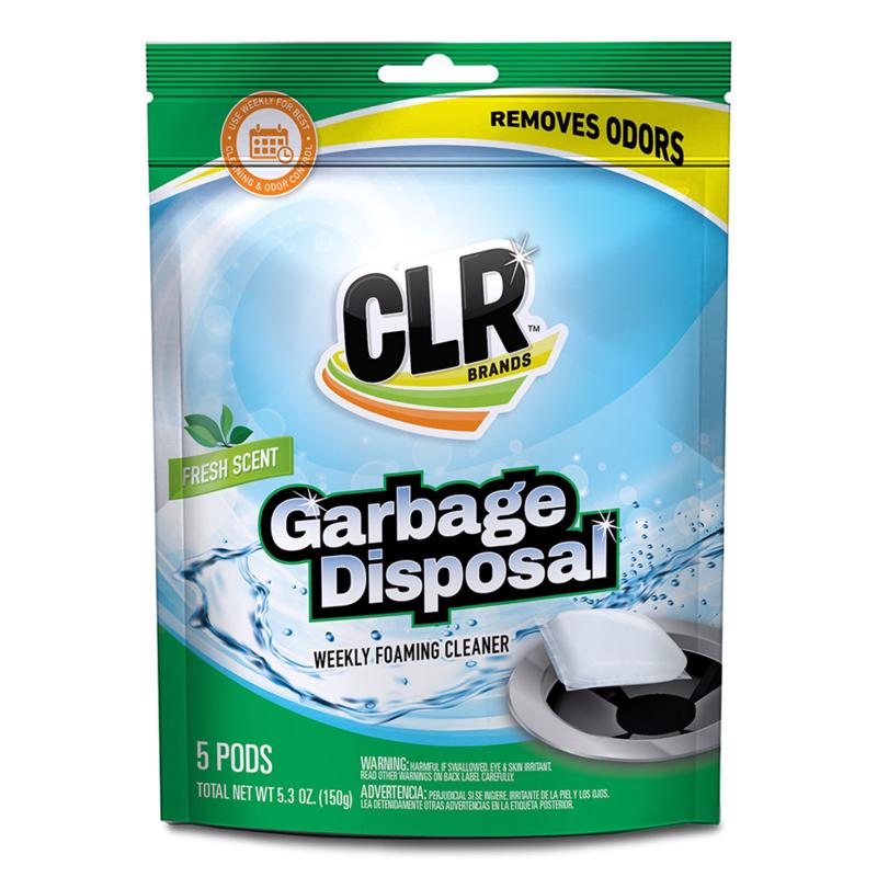 CLR - CLR Fresh Scent Garbage Disposal Cleaner 5 ct Tablets - Case of 6