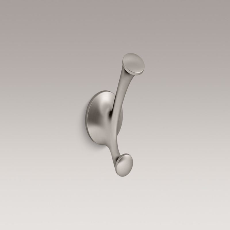 KOHLER - Kohler Elliston Brushed Nickel Silver Robe Hook