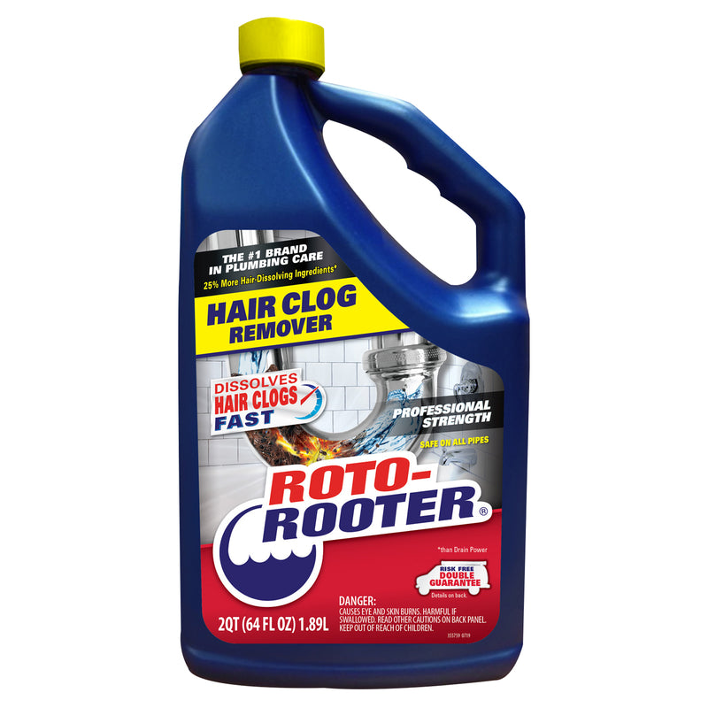 ROTO ROOTER - Roto-Rooter Liquid Hair Clog Remover 64 oz - Case of 4