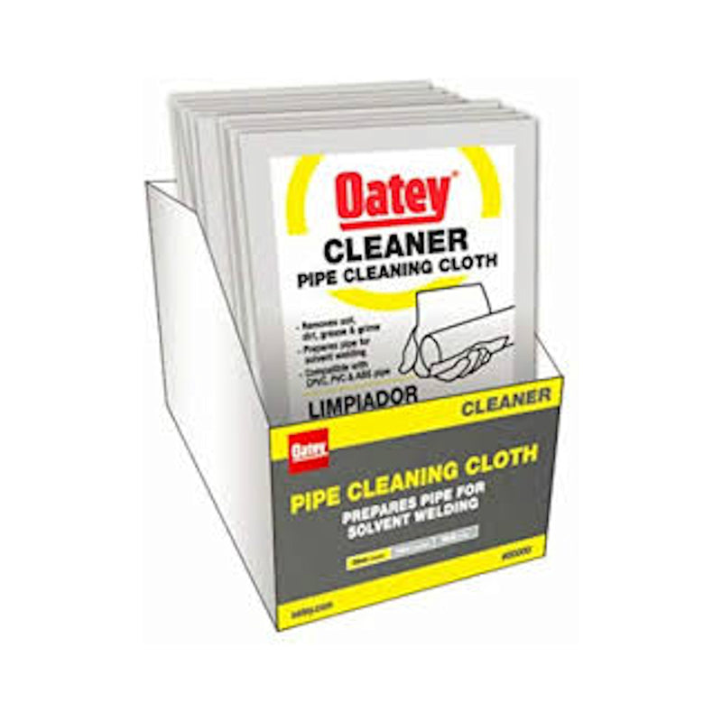 OATEY - Oatey Cotton Pipe Cleaning Cloth 8 in. W X 7 in. L 1 oz