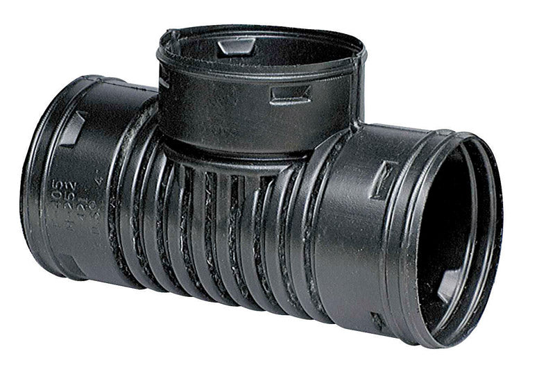 ADVANCE DRAINAGE SYSTEMS - Advance Drainage Systems 6 in. Snap X 6 in. D Snap Polyethylene 12 in. Tee 1 pk