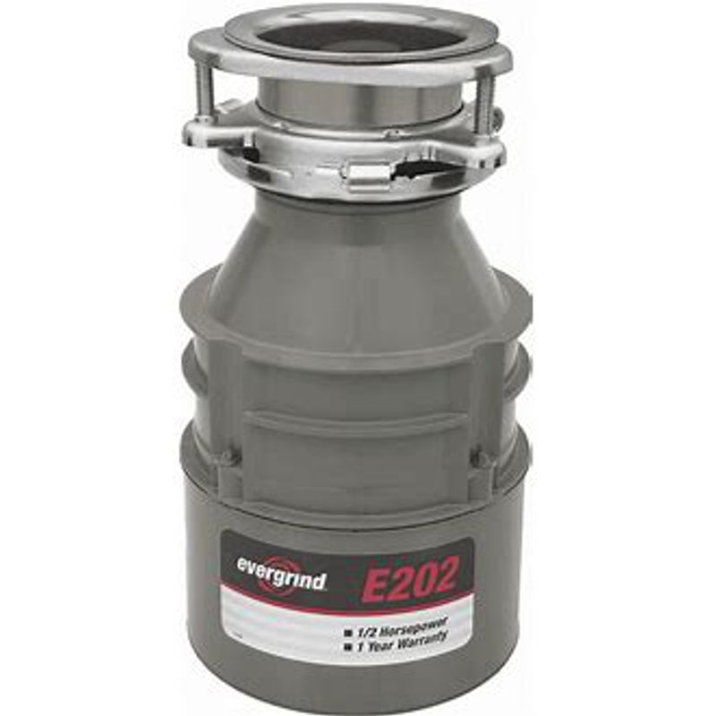 EVERGRIND GARBAGE DISPOSAL 1/2 HP - Evergrind 1/2 HP Continuous Feed Garbage Disposal