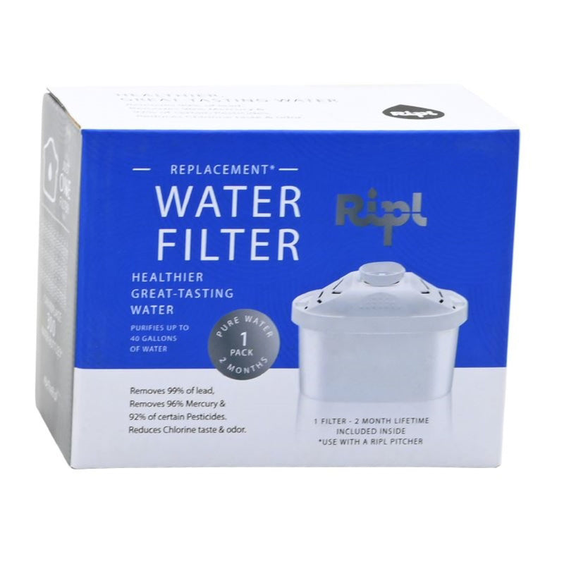 RIPL - Ripl Water Pitcher Replacement Pitcher Filter