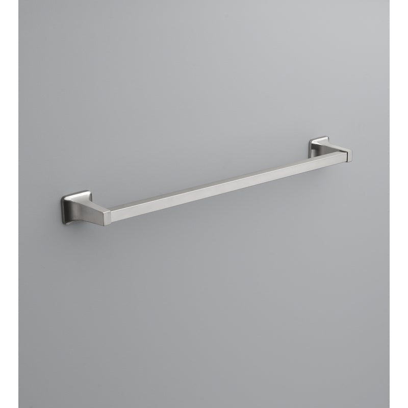 OAKBROOK - OakBrook Brushed Nickel Towel Bar 24 in. L Die Cast Zinc