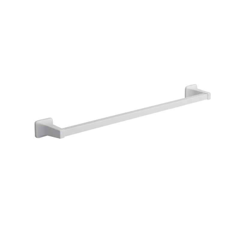 OAKBROOK - OakBrook Satin White Towel Bar 24 in. L Die Cast Zinc