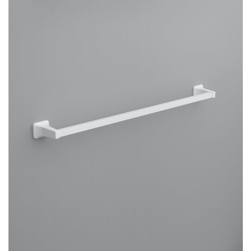 OAKBROOK - OakBrook Satin White Towel Bar 30 in. L Die Cast Zinc