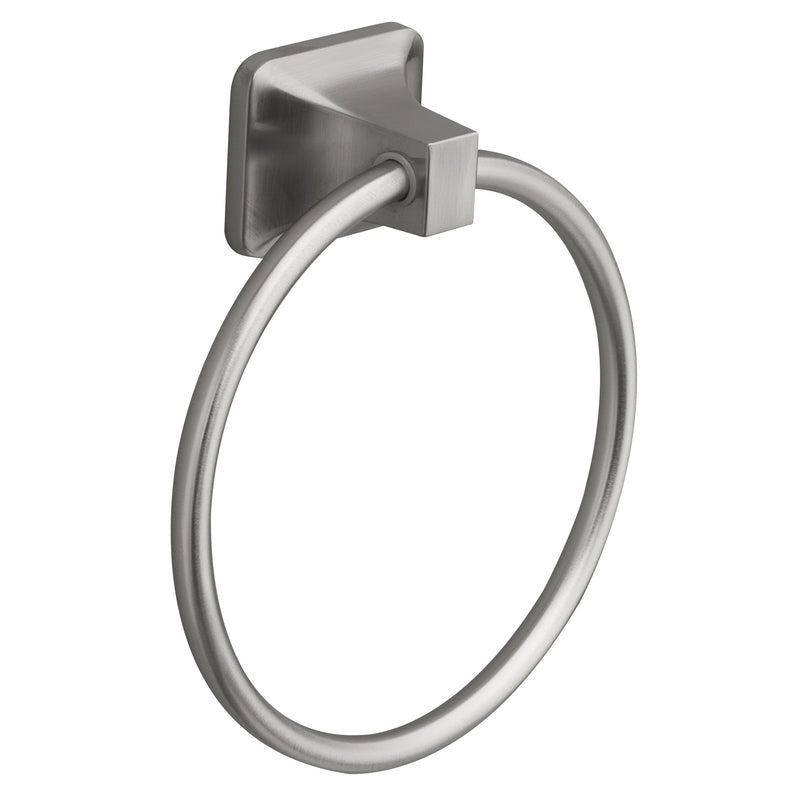 OAKBROOK - OakBrook Brushed Nickel Towel Ring Die Cast Zinc