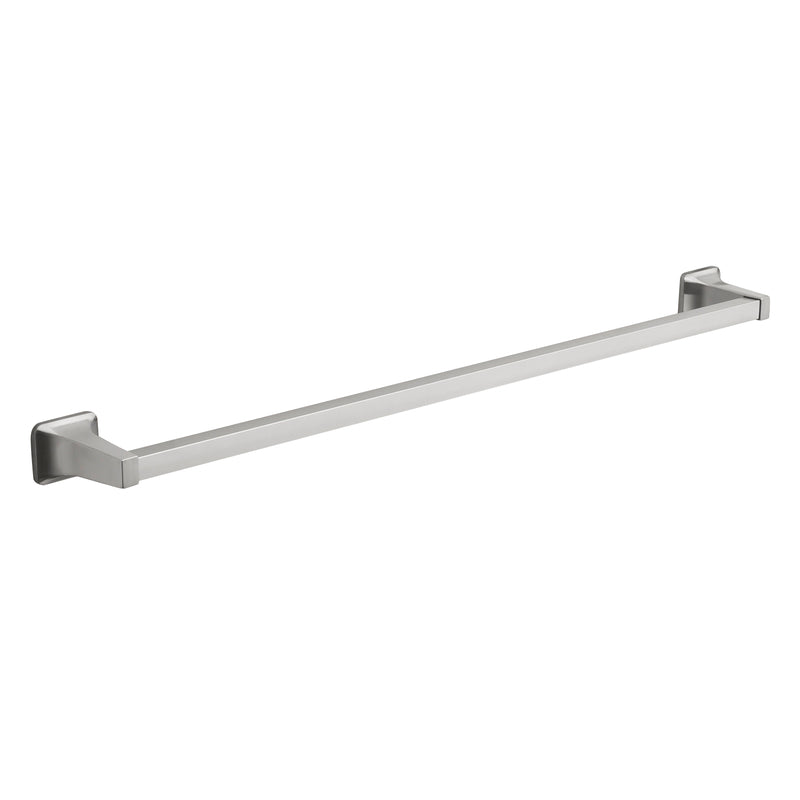 OAKBROOK - OakBrook Brushed Nickel Towel Bar 30 in. L Die Cast Zinc