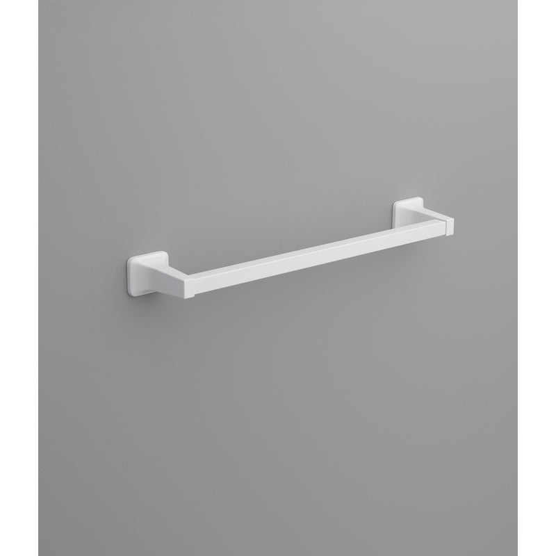 OAKBROOK - OakBrook Satin White Towel Bar 18 in. L Die Cast Zinc