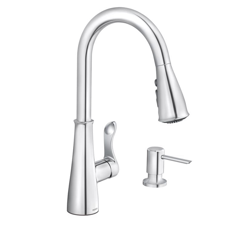 MOEN - Moen Hadley One Handle Chrome Pull-Down Kitchen Faucet