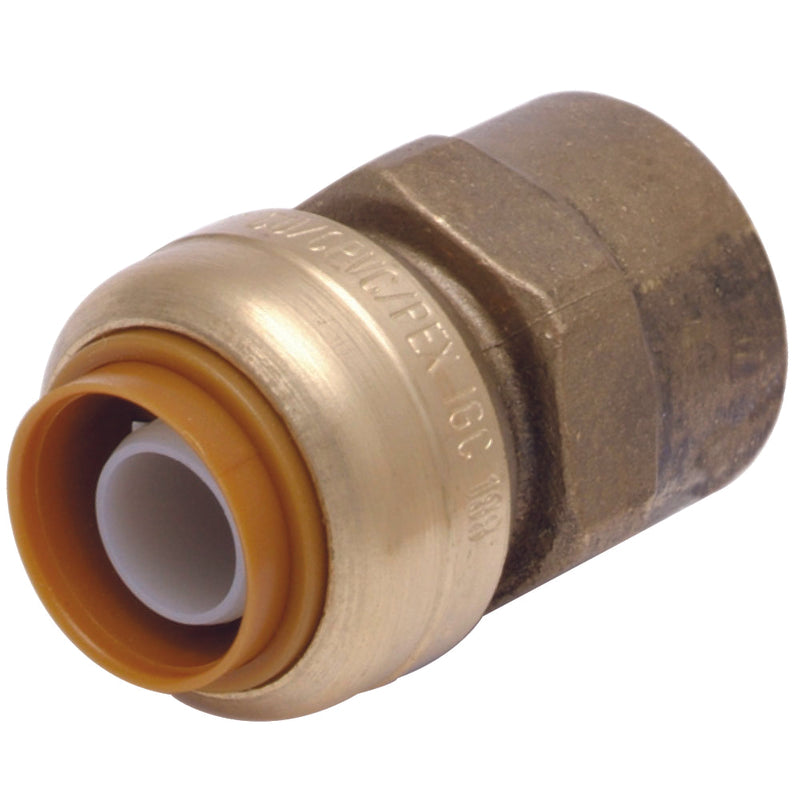 SHARKBITE - SharkBite Push to Connect 3/4 in. PTC X 1/2 in. D FNPT Brass Adapter