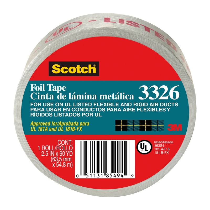 SCOTCH - Scotch 2.5 in. W X 60 yd L Silver Foil Tape