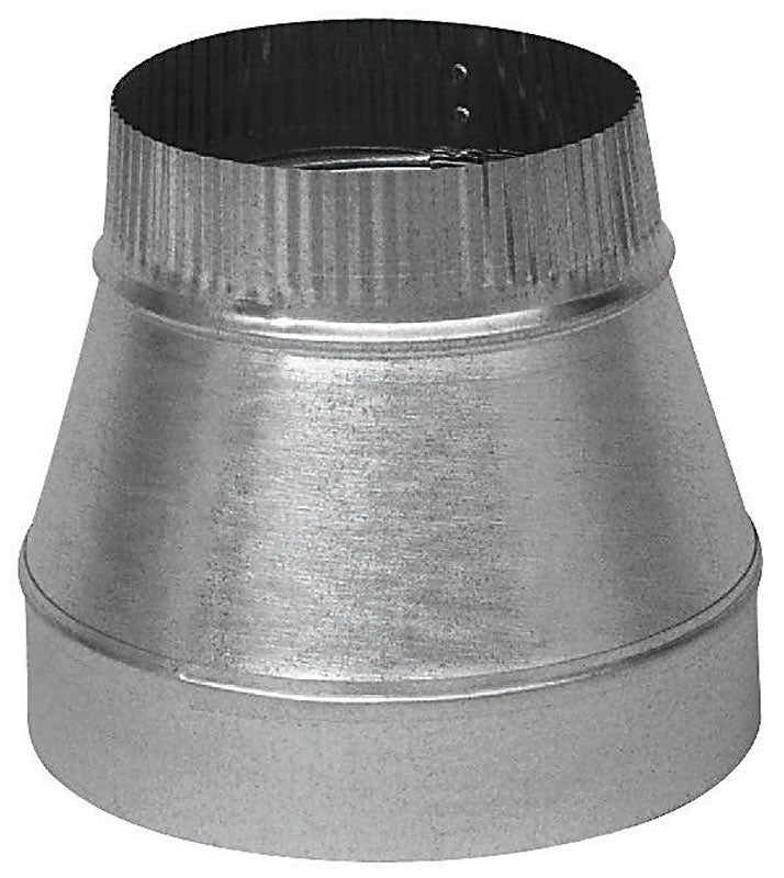 IMPERIAL - Imperial 8 in. D X 7 in. D Galvanized Steel Furnace Pipe Reducer