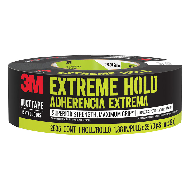 3M - 3M Extreme Hold 1.88 in. W X 35 yd L Black Duct Tape