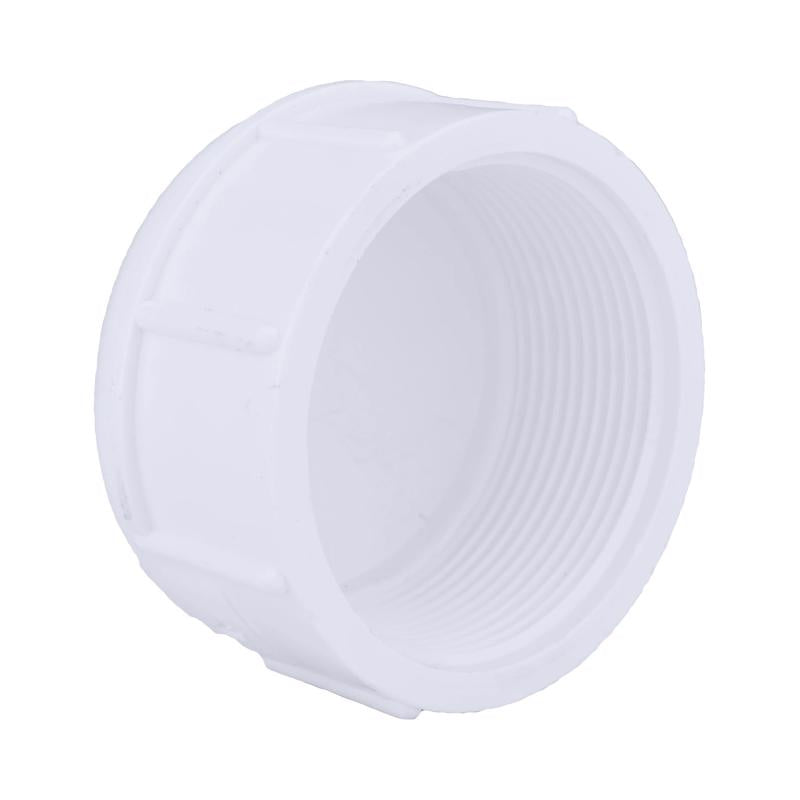 CHARLOTTE PIPE - Charlotte Pipe Schedule 40 2-1/2 in. FPT PVC Cap 1 pk