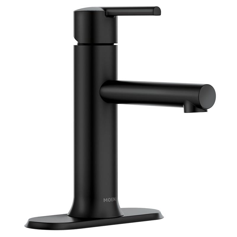 MOEN - Moen Arlys Matte Black Bathroom Faucet 4 in.