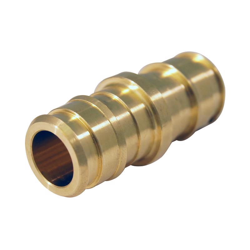 APOLLO - Apollo 1/2 in. Expansion PEX in to X 1/2 in. D Barb Brass Straight Coupling