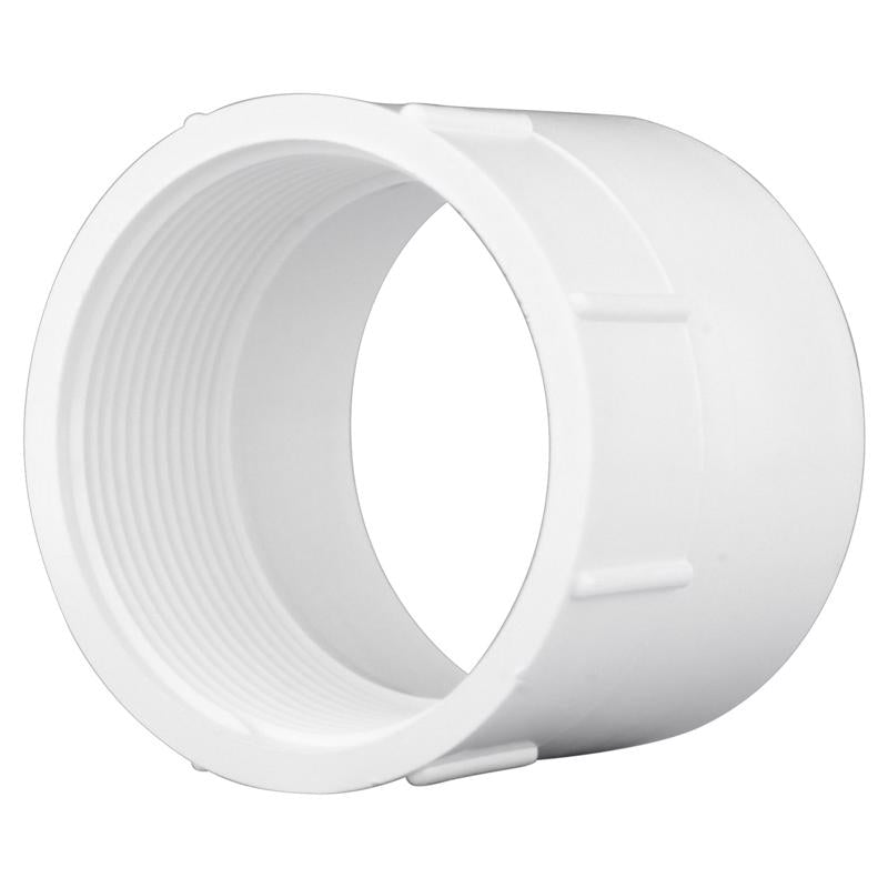 CHARLOTTE PIPE - Charlotte Pipe Schedule 40 1-1/4 in. Hub X 1-1/4 in. D FPT PVC Adapter 1 pk