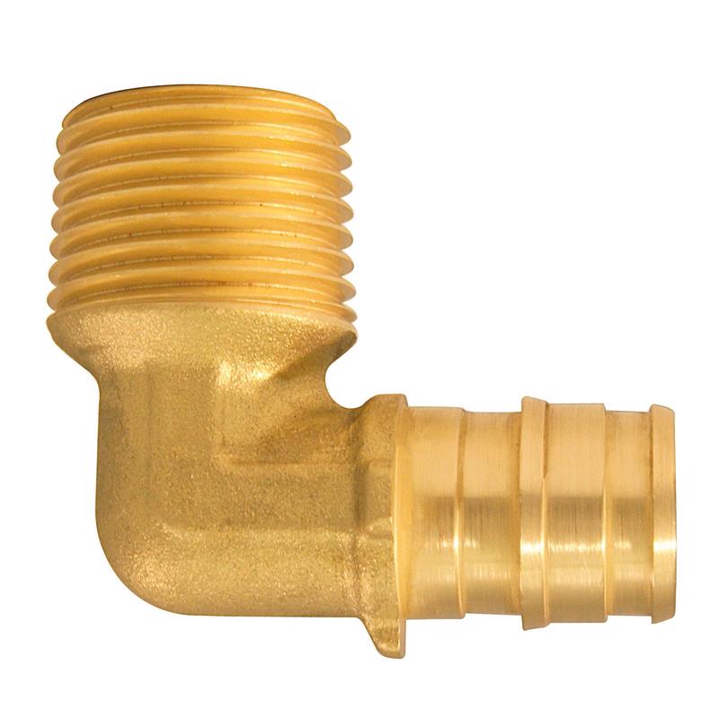 APOLLO - Apollo PEX-A 1/2 in. Expansion PEX in to X 1/2 in. D MNPT Brass 90 Degree Elbow