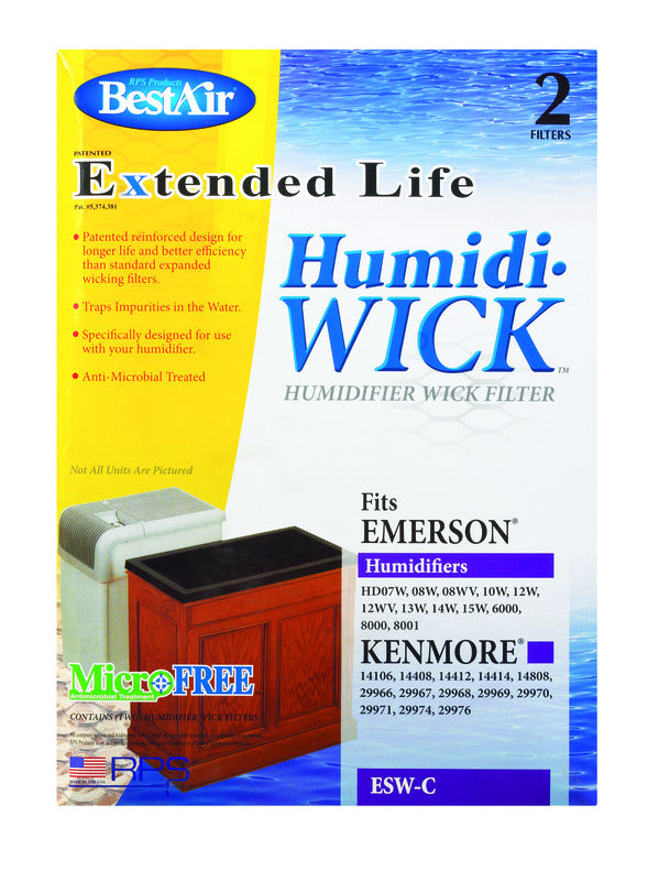 BESTAIR - BestAir Humidifier Wick 1 pk For Fits for Essickair, Emerson and Moistair