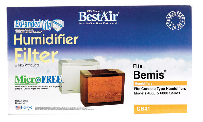 BESTAIR - BestAir Humidifier Wick 1 pk For Fits for Essickair, Bemis and Aircare [CB41]