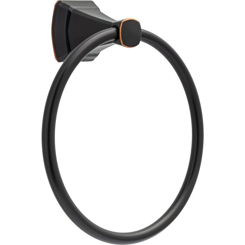 DELTA - Delta Flynn Oil Rubbed Bronze Towel Ring Die Cast Zinc