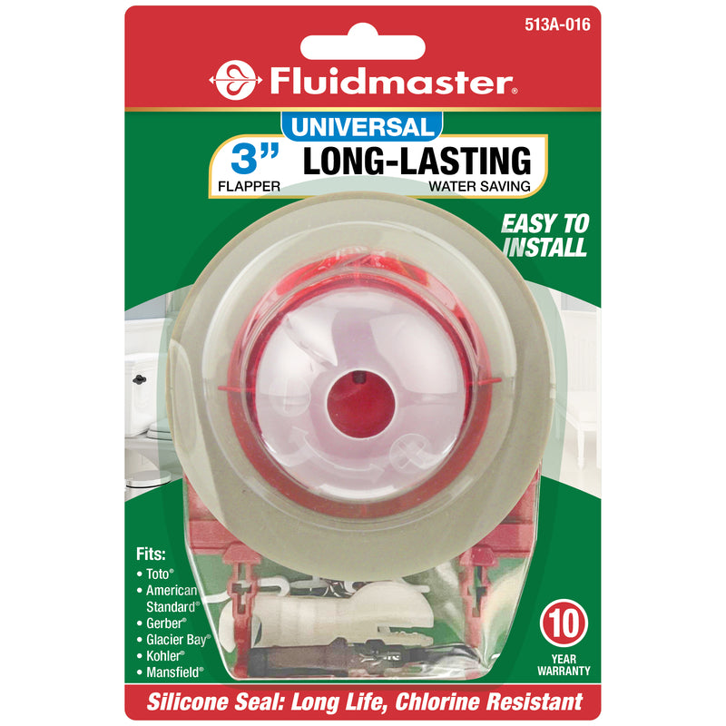 FLUIDMASTER - Fluidmaster Universal Toilet Flapper For American Standard