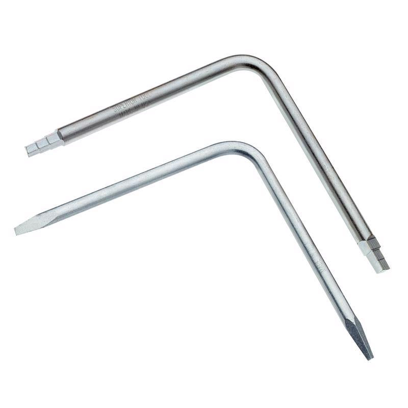 SUPERIOR TOOL - Superior Tool Faucet Seat Wrench Set Silver 2 pc