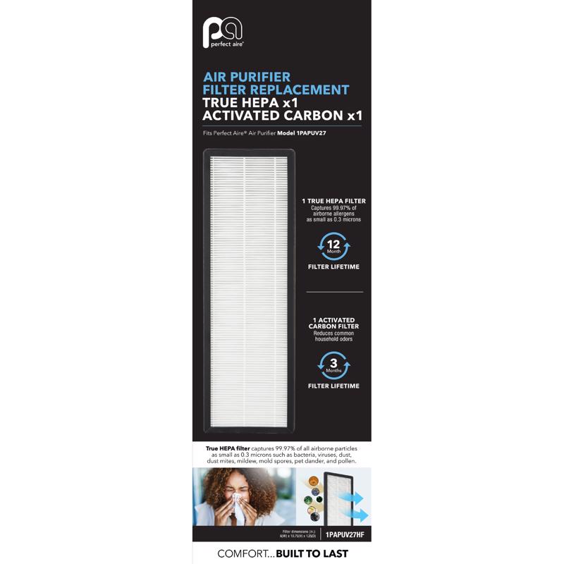 PERFECT AIRE - Perfect Aire 18.75 in. H X 6 in. W Rectangular HEPA Air Purifier Filter