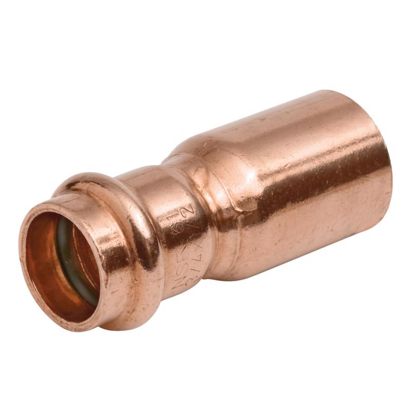 NIBCO - NIBCO 1 in. FTG X 3/4 in. D Press Wrought Copper Reducing Coupling