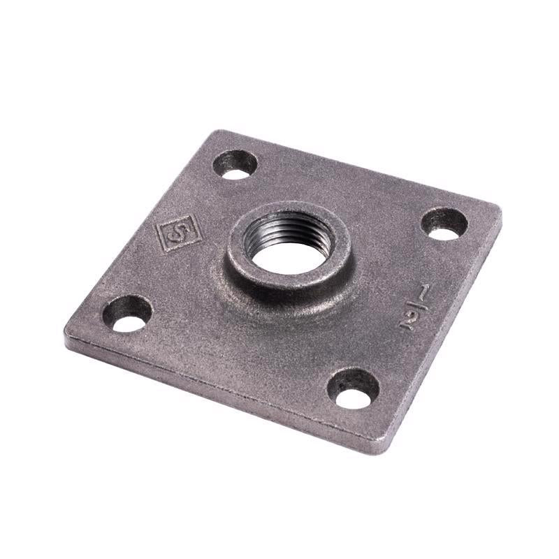 STZ INDUSTRIES - STZ Industries Pipe Decor Iron Flange 1/2 in. [366 SQFL-12-2]