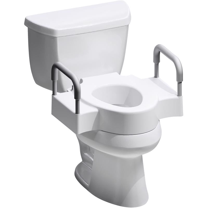 BEMIS - Bemis RISE Elongated/Round White Polypropylene Toilet Riser