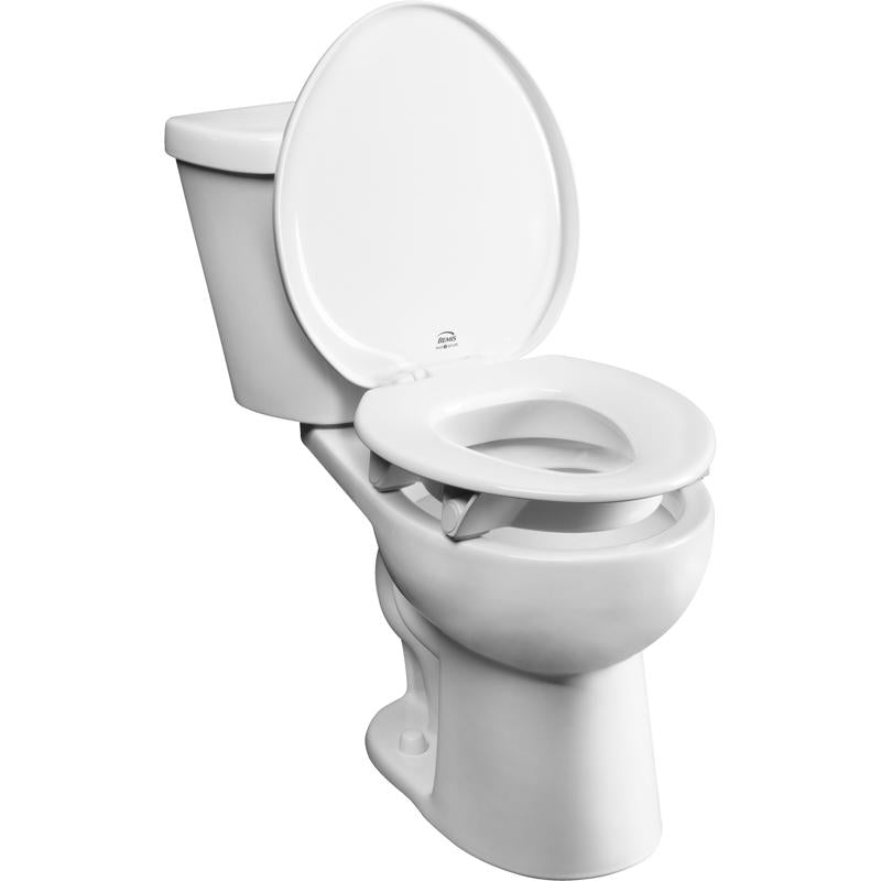 BEMIS INDEPENDENCE - Bemis Independence Assurance Round White Plastic Toilet Seat - Case of 2